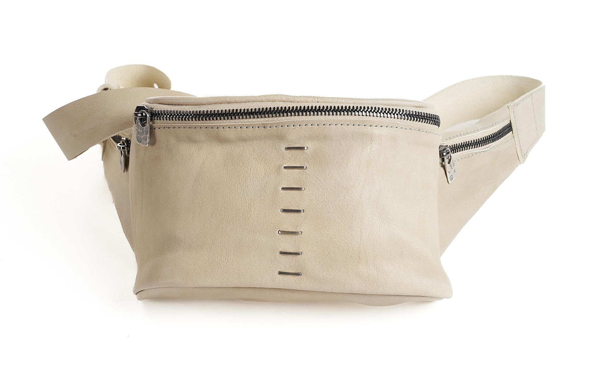 daniele basta leather and silver bags - FRONT